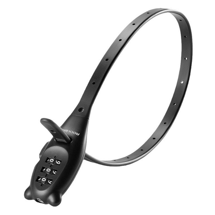 ROCKBROS 32180001002 54cm Anti Theft Cable Tie Lock for Motorcycle 3 Digits Password Portable Bike Lock
