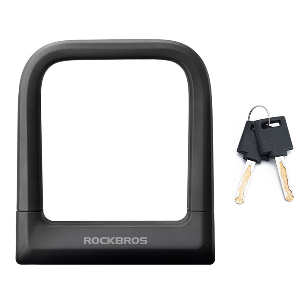 ROCKBROS Anti-Theft Bike Motorcycle Lock High Security Alloy Steel U-Shape Electric Bike Lock