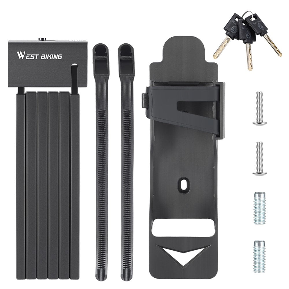 WEST BIKING YP0705096 Folding Bike Combination Lock Anti Theft Bicycle Lock ART Certified