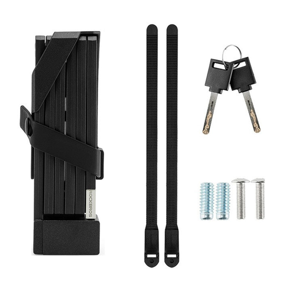 ROCKBROS 32140003 809 Folding Bicycle Lock Motorcycle Bike Anti Theft Lock