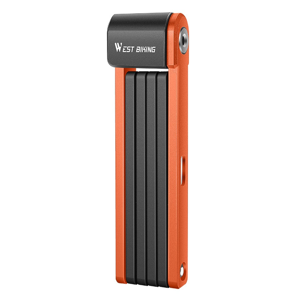WEST BIKING 80cm Portable 6-section Folding Anti-theft Lock for Bike / Motorcycle