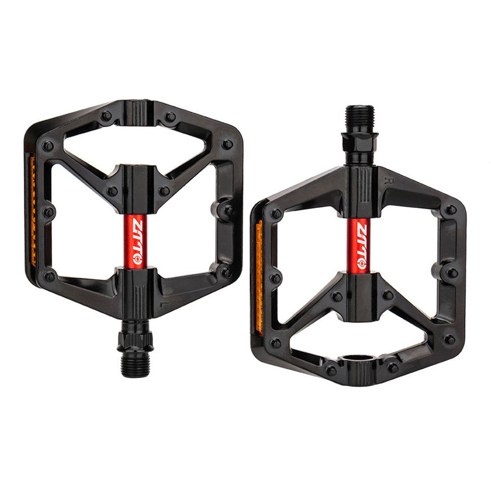 ZTTO B572 Hollow MTB Bicycle Pedal Aluminum Alloy Double DU Bearings Bike Pedals