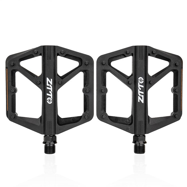ZTTO C579A 1 Pair Mountain Bike Pedals Nylon Fiber Wide Platform Anti Slip Double DU Bearing Cycling Pedals