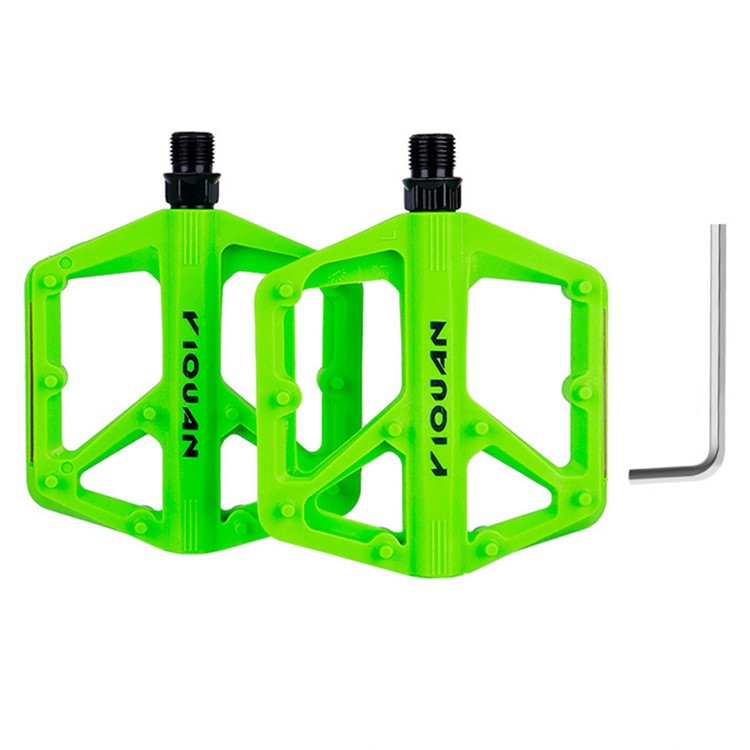YIQUAN 10EE0052 1 Pair Mountain Bike Nylon Pedals Road MTB Bike MTB Anti Slip Bearing Cycling Foot Pedal