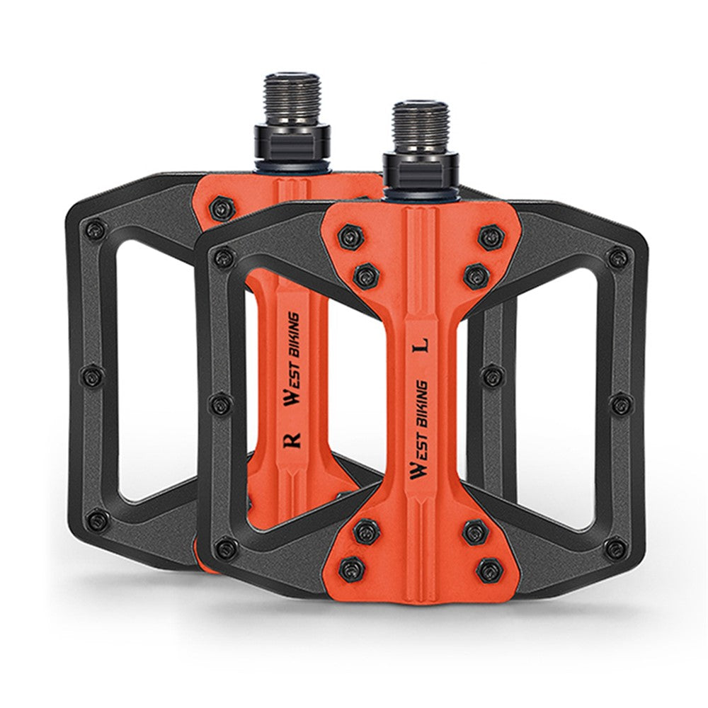 WEST BIKING YP0802099 MTB Pedals Mountain Bike Pedals Lightweight Nylon Bicycle Platform Pedals