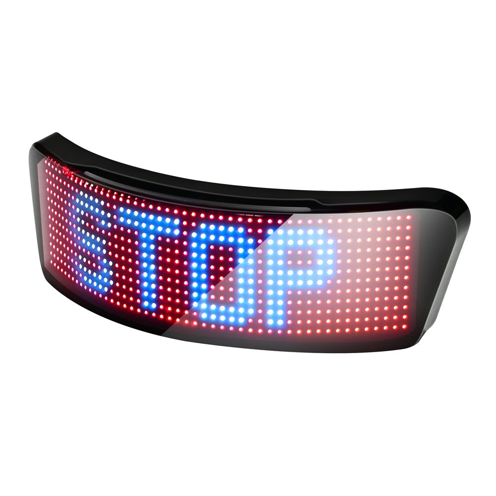 Helmet LED Display Screen Bluetooth-compatible Customizable RGB Leds Light for Cycling, Riding