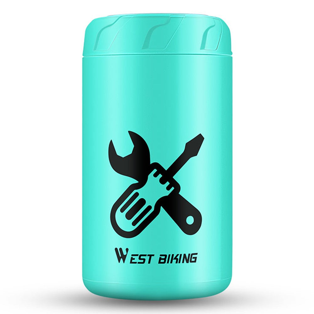 WEST BIKING YP0719403 Portable Bicycle Repair Tool Storage Capsule Plastic Carrying Case