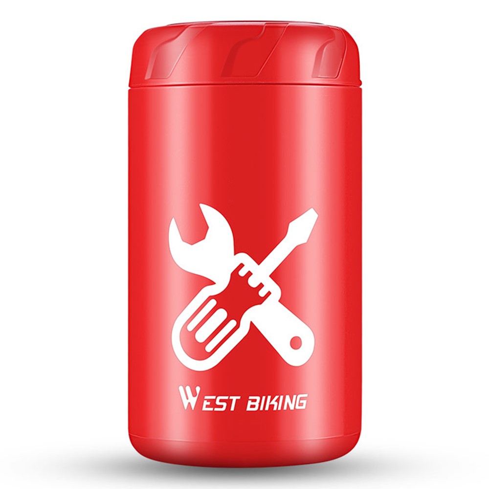 WEST BIKING YP0719403 Portable Bicycle Repair Tool Storage Capsule Plastic Carrying Case