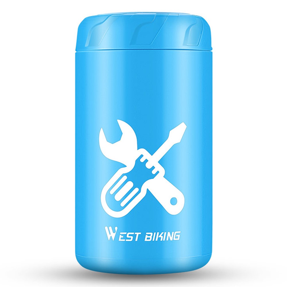 WEST BIKING YP0719403 Portable Bicycle Repair Tool Storage Capsule Plastic Carrying Case
