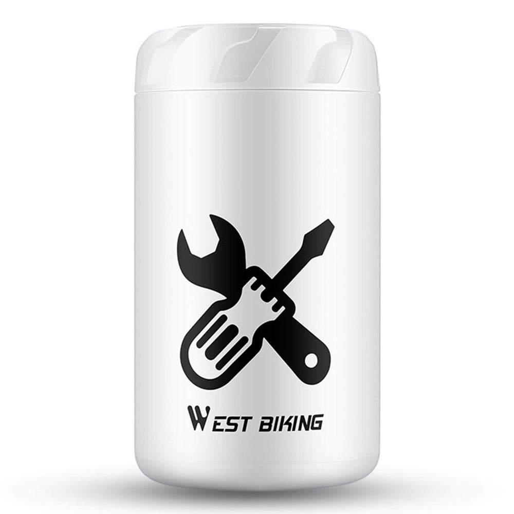 WEST BIKING YP0719403 Portable Bicycle Repair Tool Storage Capsule Plastic Carrying Case