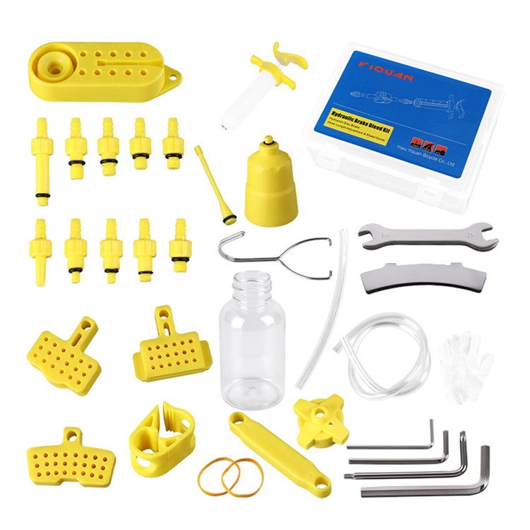 YIQUAN 13FJ0003 Bicycle Disc Brake Oil Change Tool for Mountain Road Bike Universal Brake Fluid Injection Kit