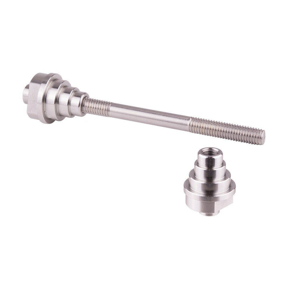 ZTTO Bike Truing Stand Thru Axle Adapter 12 / 15 / 20mm Bicycle Thru Axle Front Hub Steel Fixing Bar