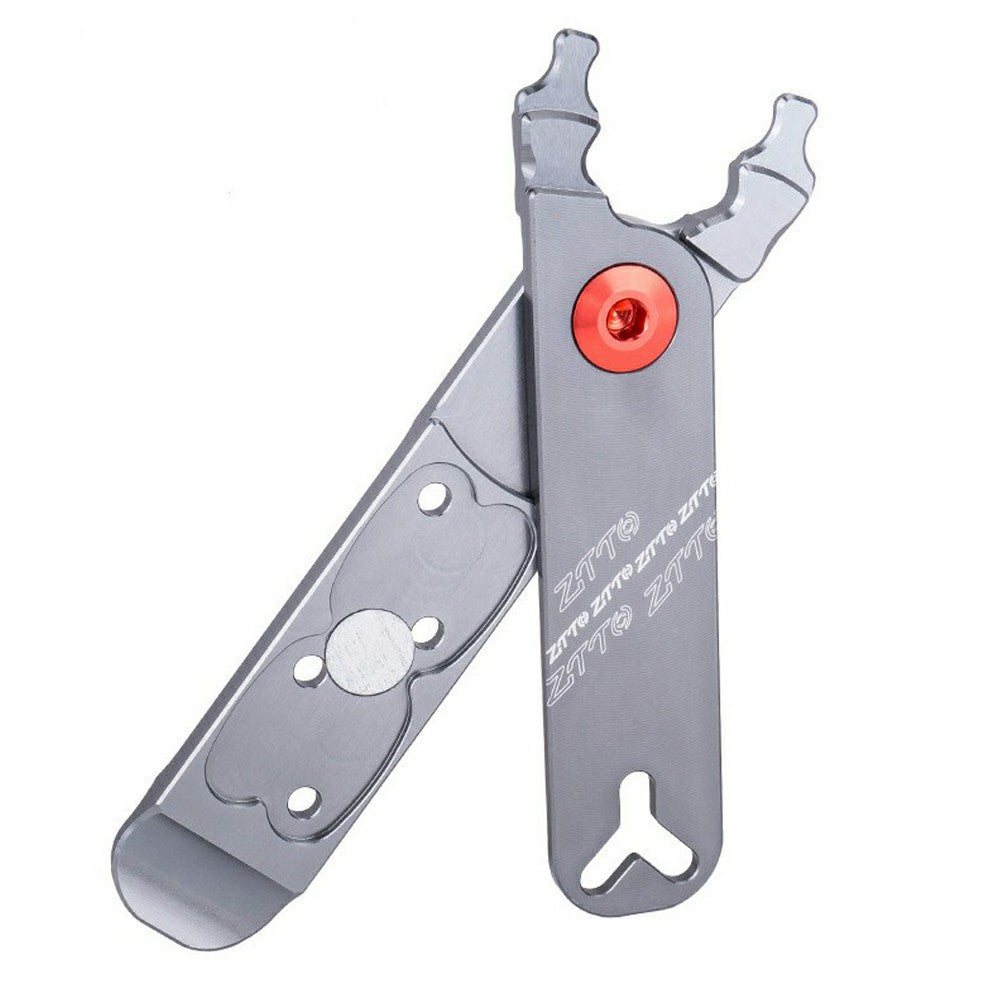 ZTTO MSKQ 4-in-1 Bicycle Chain Link Remover Aluminum Alloy Tire Prying Valve Core Removal Tool