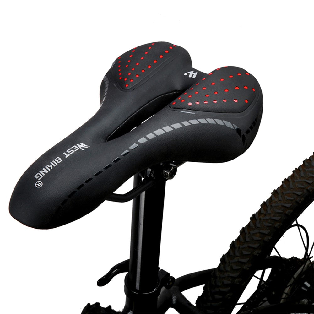 WEST BIKING Bicycle Seat Cushion Breathable Soft Silicon Padded Cushion
