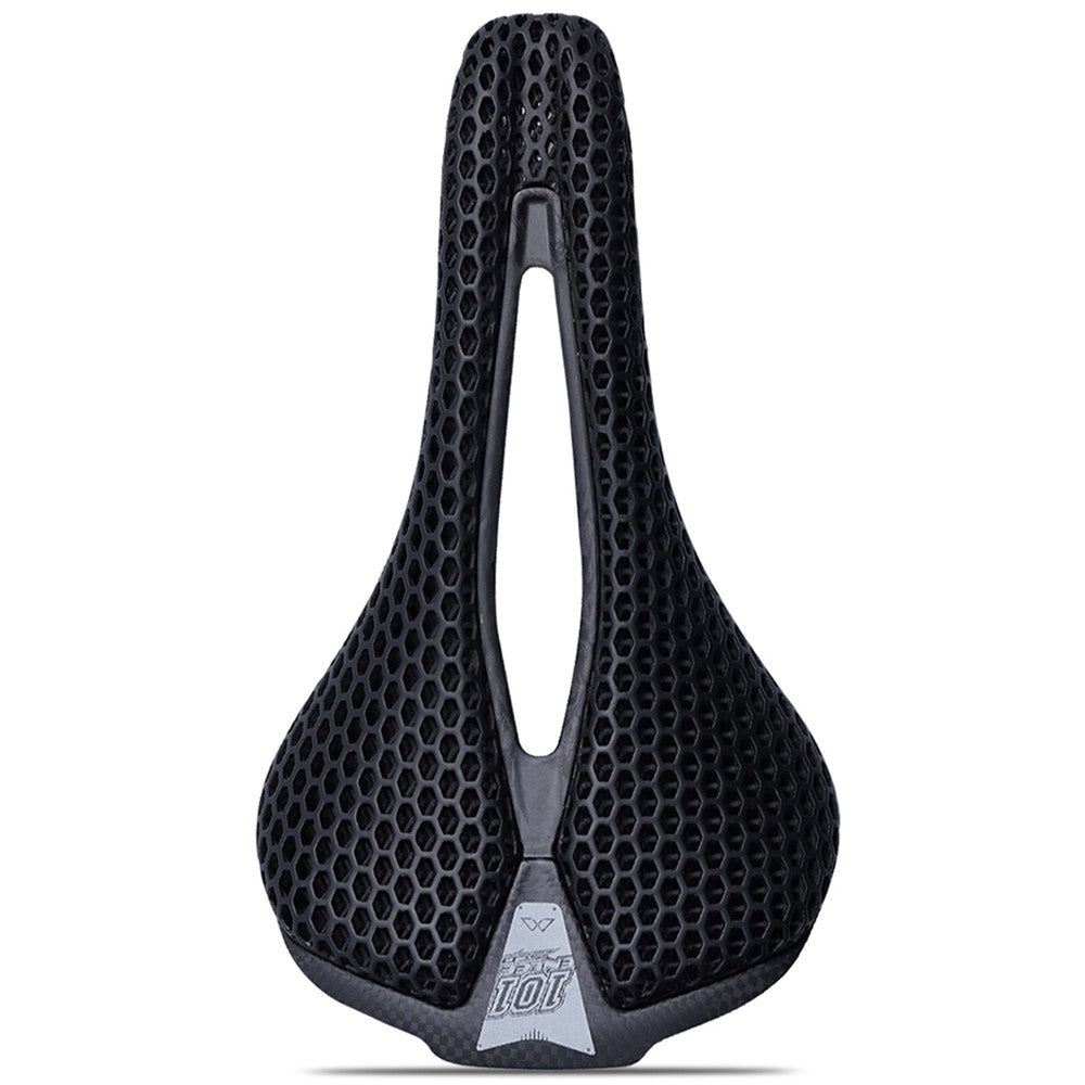 ENLEE 3D Printing Bike Cycling Saddle Carbon Fiber Honeycomb Design Breathable Bicycle Seat, 250x140x17mm