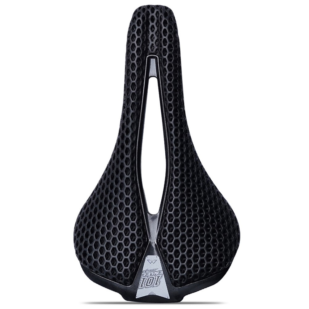 ENLEE 250x140x17mm 3D Printing Bike Saddle Carbon Fiber Breathable Honeycomb Bicycle Seat, Nylon Type