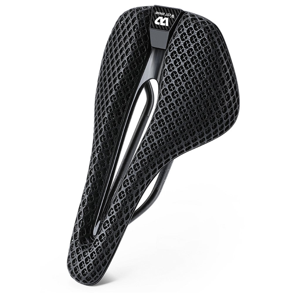 WEST BIKING YP0801226 3D Printing Women Cycling Bike Saddle Carbon Fiber Breathable Bicycle Seat