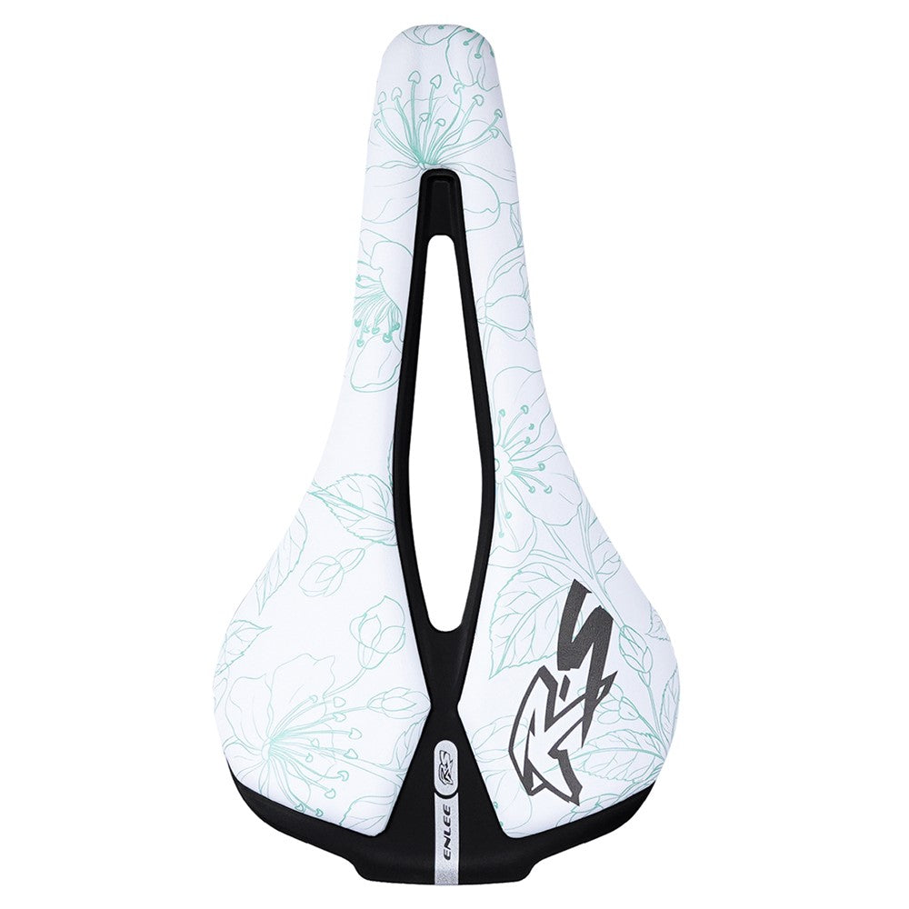 ENLEE RS Sport Saddle EVA+PU Microfiber Leather Cycling Bike Hollow Breathable Seat