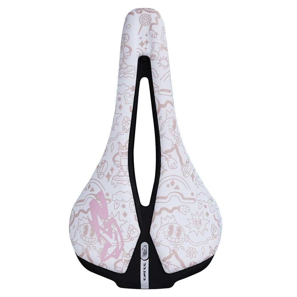 ENLEE RS Sport Saddle EVA+PU Microfiber Leather Cycling Bike Hollow Breathable Seat