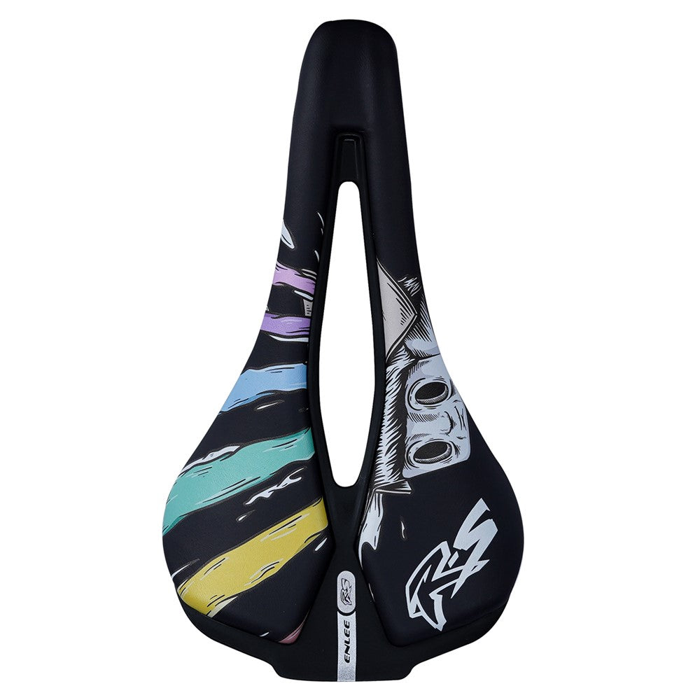 ENLEE RS Sport Saddle EVA+PU Microfiber Leather Cycling Bike Hollow Breathable Seat