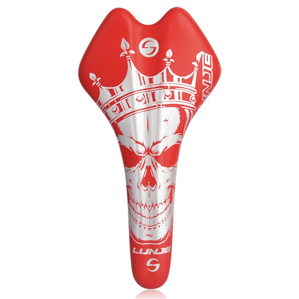 LUNJE ZD01 Bike Cushion Seat Cover PU Leather Foam Shock-resistant Exercise Mountain Bike Seat Cushion Cycling Accessories for Women and Men