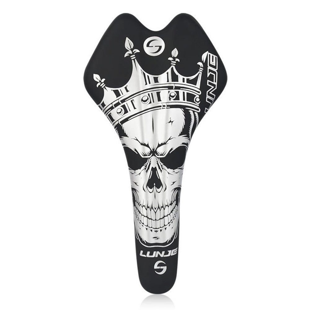 LUNJE ZD01 Bike Cushion Seat Cover PU Leather Foam Shock-resistant Exercise Mountain Bike Seat Cushion Cycling Accessories for Women and Men