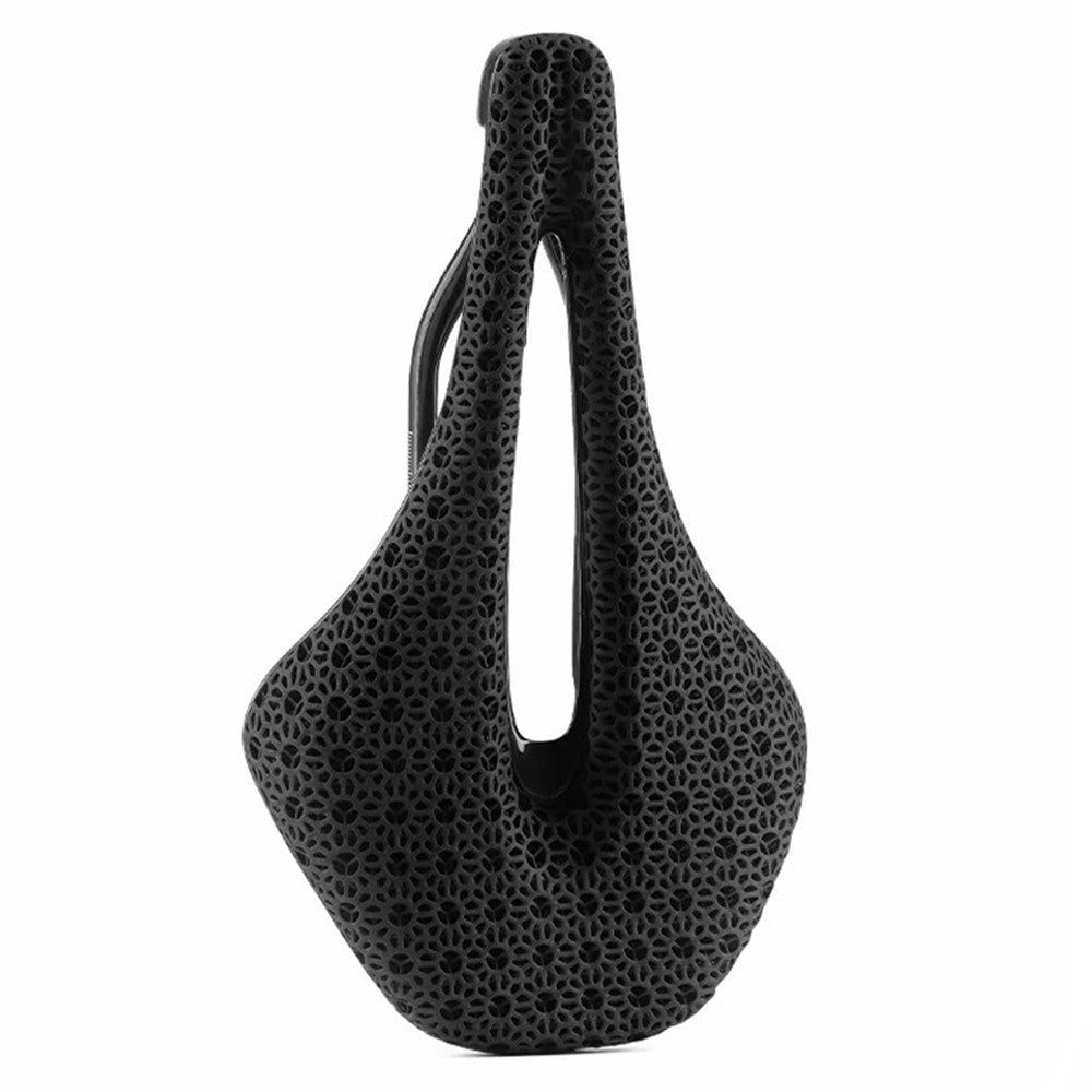 ROCKBROS 3D Printing Bike Saddle Polyurethane+Carbon Fiber Breathable Bicycle Seat Cushion