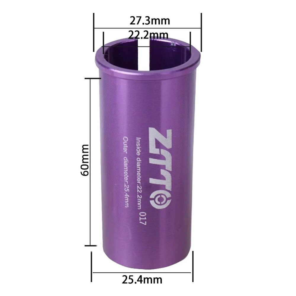 ZTTO Bike Seat Post Adapter Aluminum Bicycle Seat Post Tube Reducing Sleeve Converter