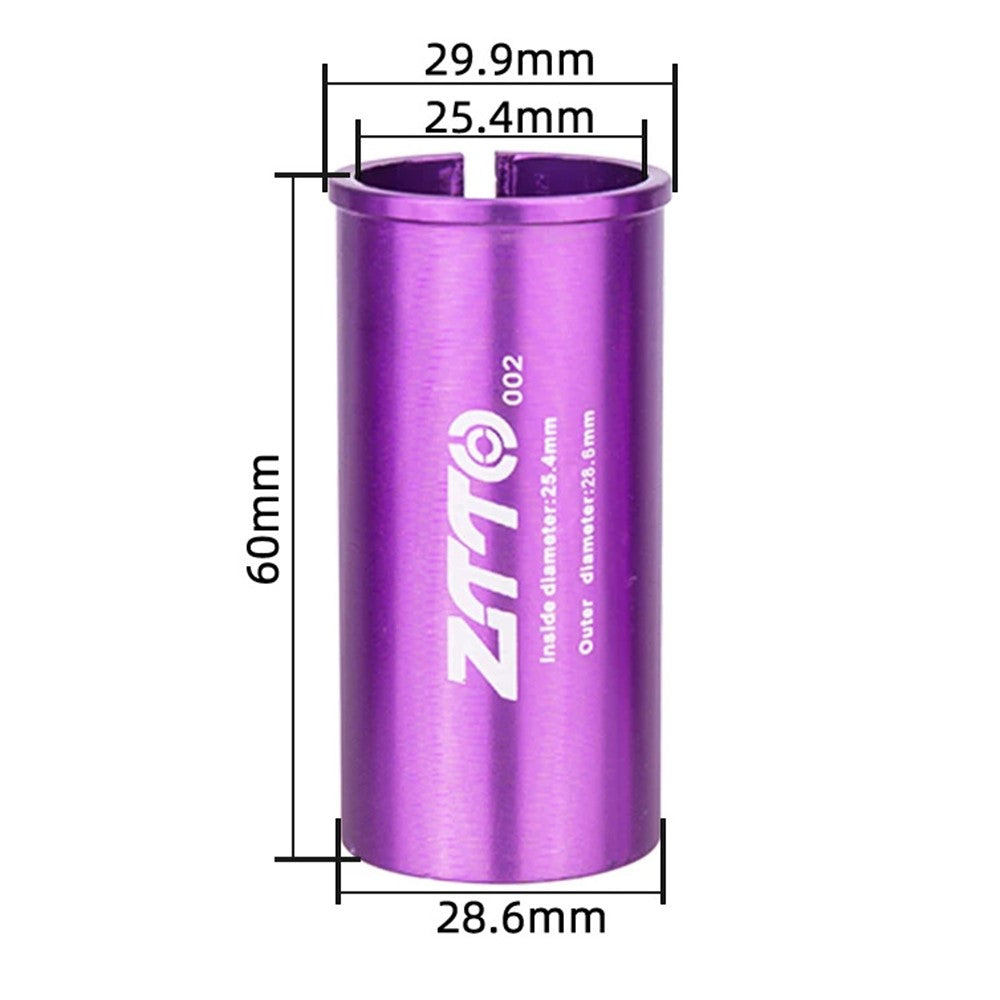 ZTTO Bike Seat Post Adapter Aluminum Bicycle Seat Post Tube Reducing Sleeve Converter