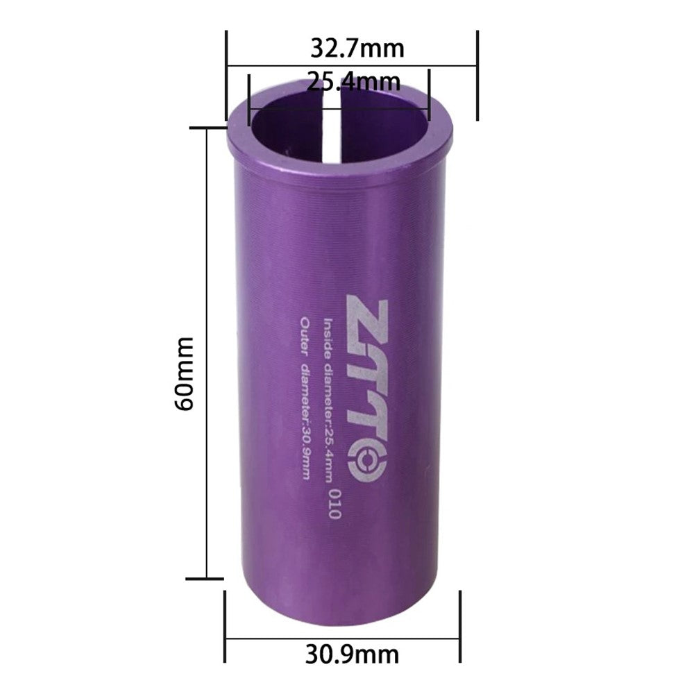 ZTTO Bike Seat Post Adapter Aluminum Bicycle Seat Post Tube Reducing Sleeve Converter