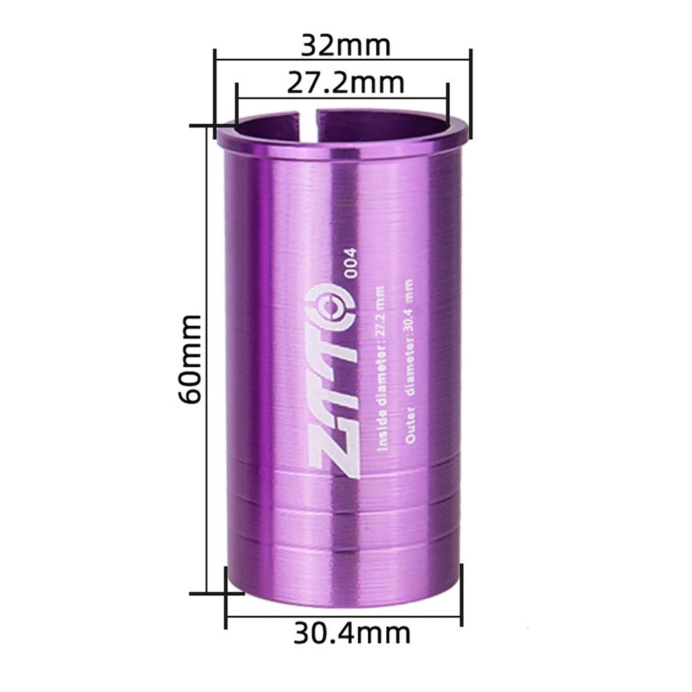 ZTTO Bike Seat Post Adapter Aluminum Bicycle Seat Post Tube Reducing Sleeve Converter