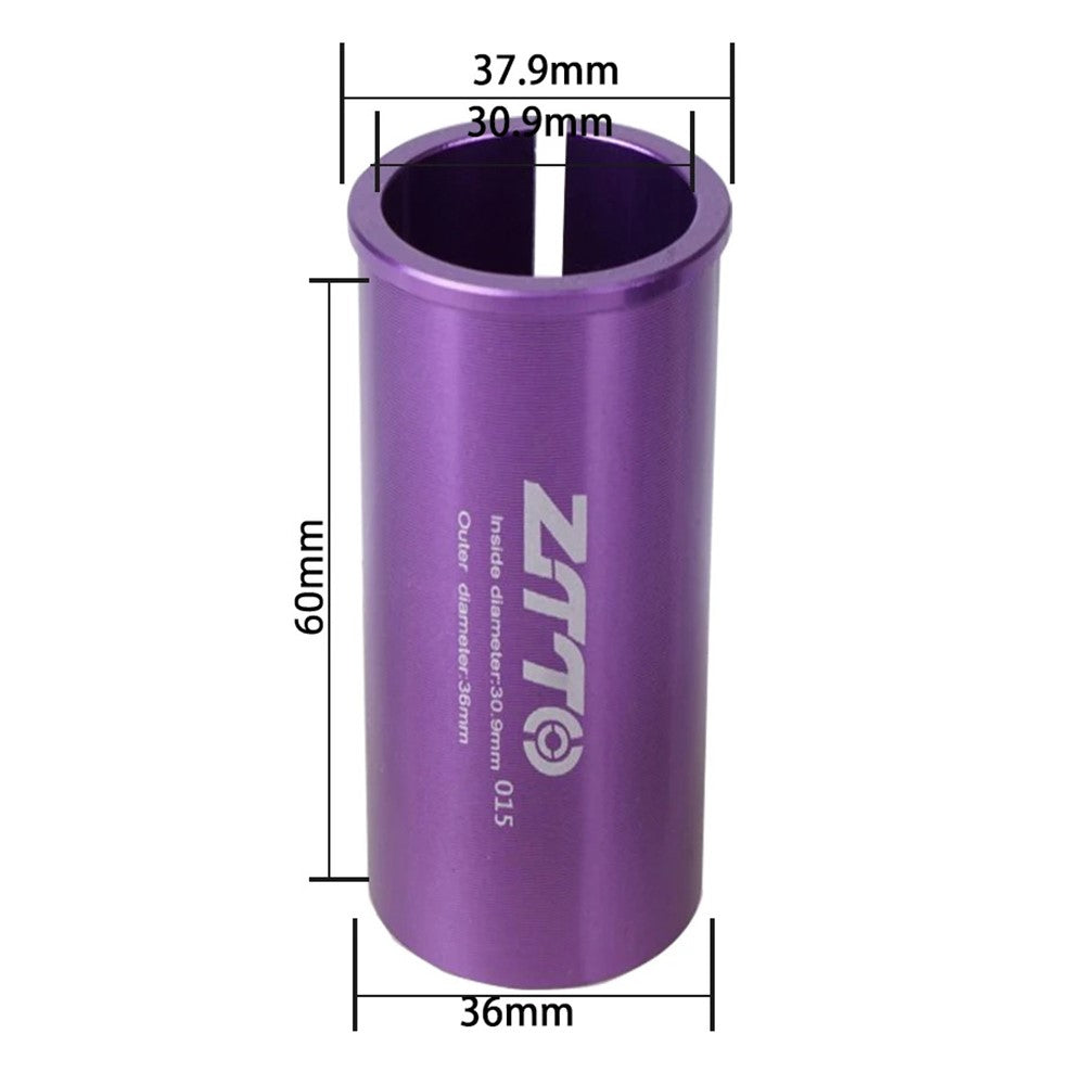 ZTTO Bike Seat Post Adapter Aluminum Bicycle Seat Post Tube Reducing Sleeve Converter