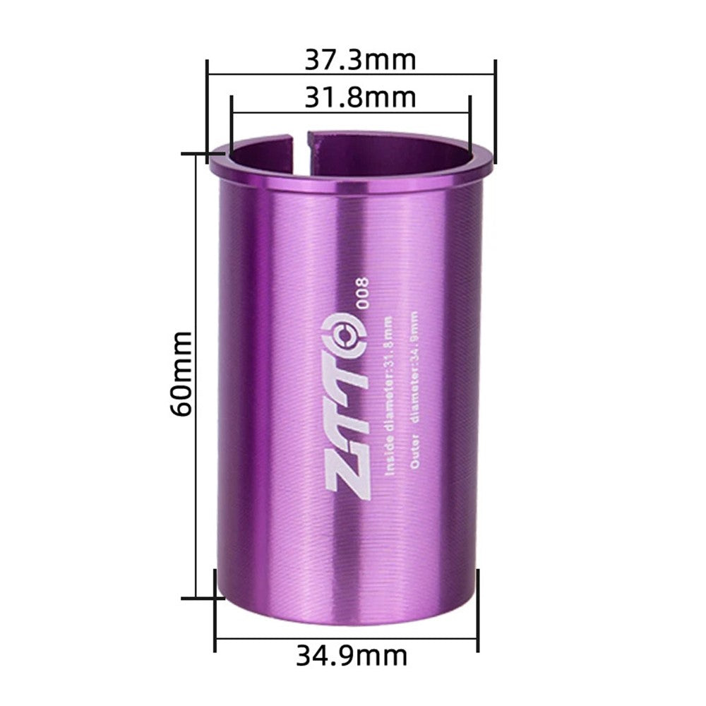 ZTTO Bike Seat Post Adapter Aluminum Bicycle Seat Post Tube Reducing Sleeve Converter