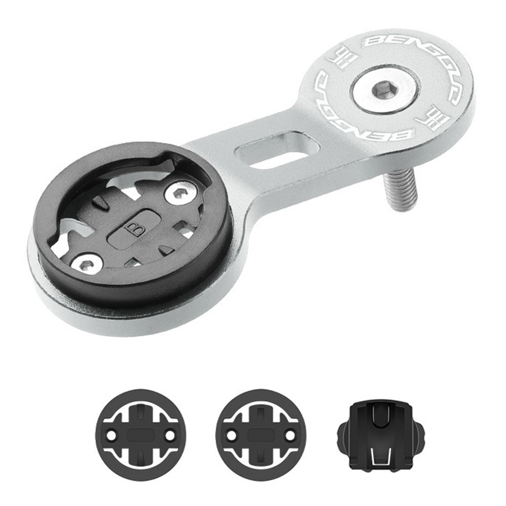 BENGGUO BG-2118 Aluminum Alloy Bike Computer Mount Stand Bracket Without Silicone Phone Holder