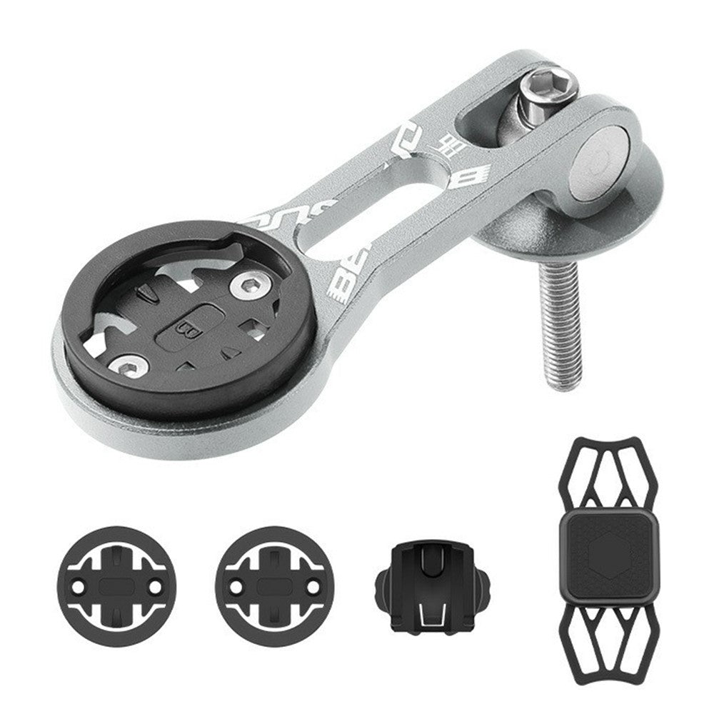 BENGGUO BG-2117 Bicycle Computer Holder Aluminum Alloy Bike Stem Speedometer Phone Extension Bracket