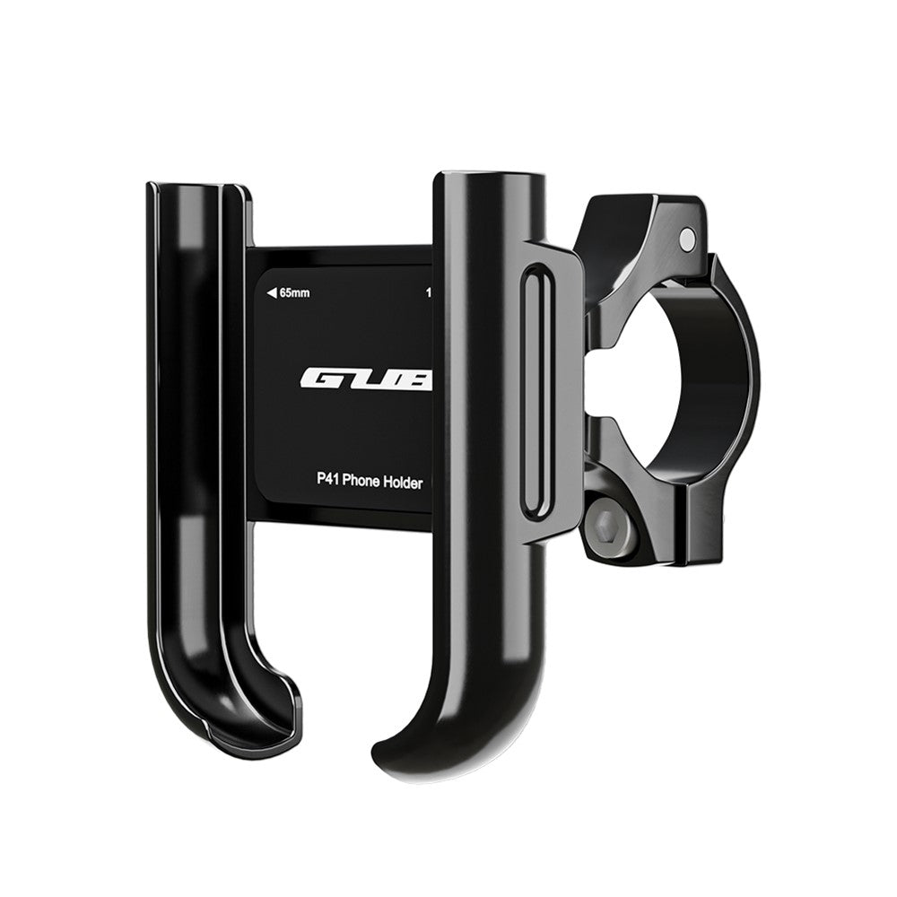 GUB P41 Aluminum Alloy Phone Holder Bike Mount Clamp for 65-100mm Wide Devices