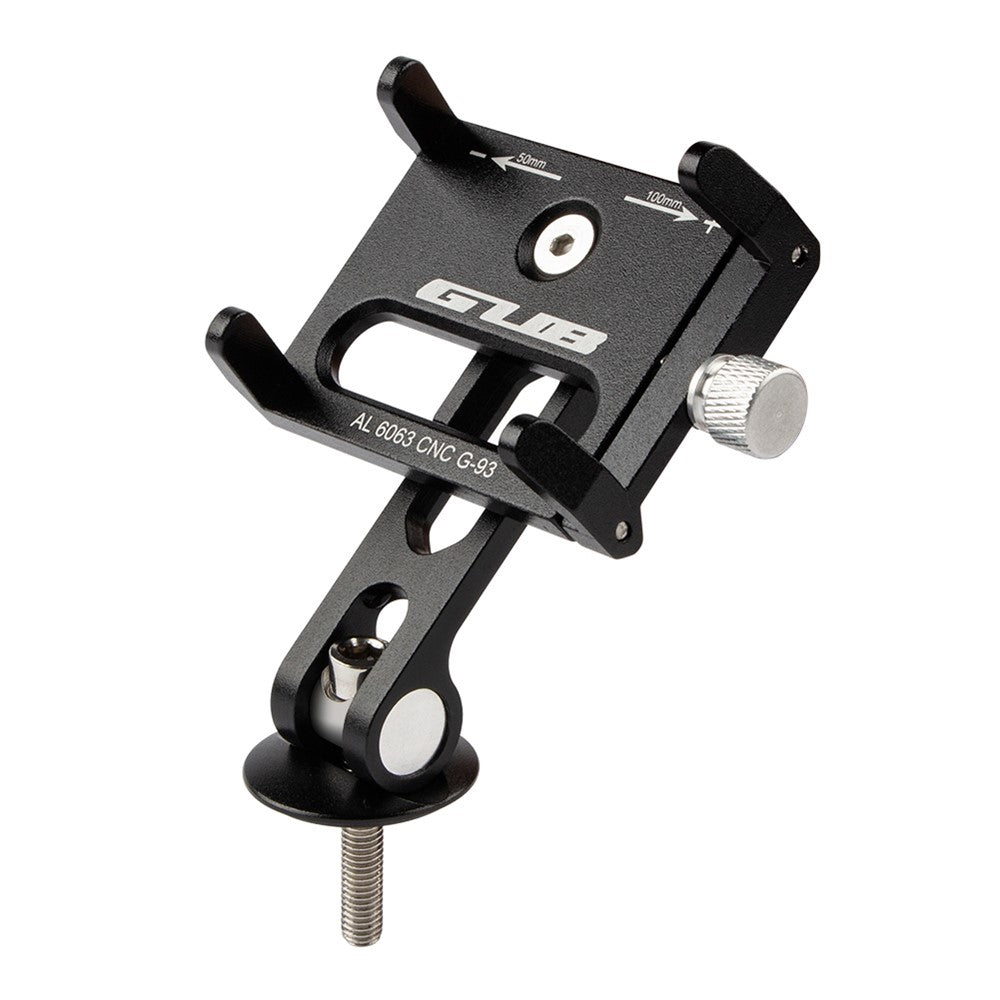 GUB G-93 Aluminum Alloy Handlebar Phone Holder Four Claws Clip Bicycle Phone Stand Support 270-Degree Rotating Cycling Accessories Screw Mounted