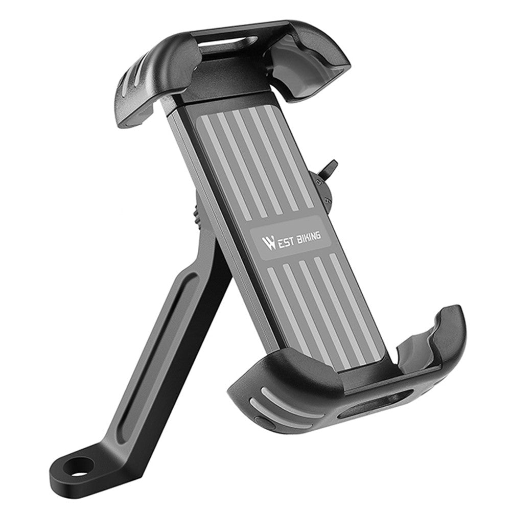 WEST BIKING YP0715062 / YP0715063 Electric Bike / Scooter / Mountain Bike / Motorcycle Handlebar / Rearview Mirror Mount Mobile Phone Holder Navigation Bracket