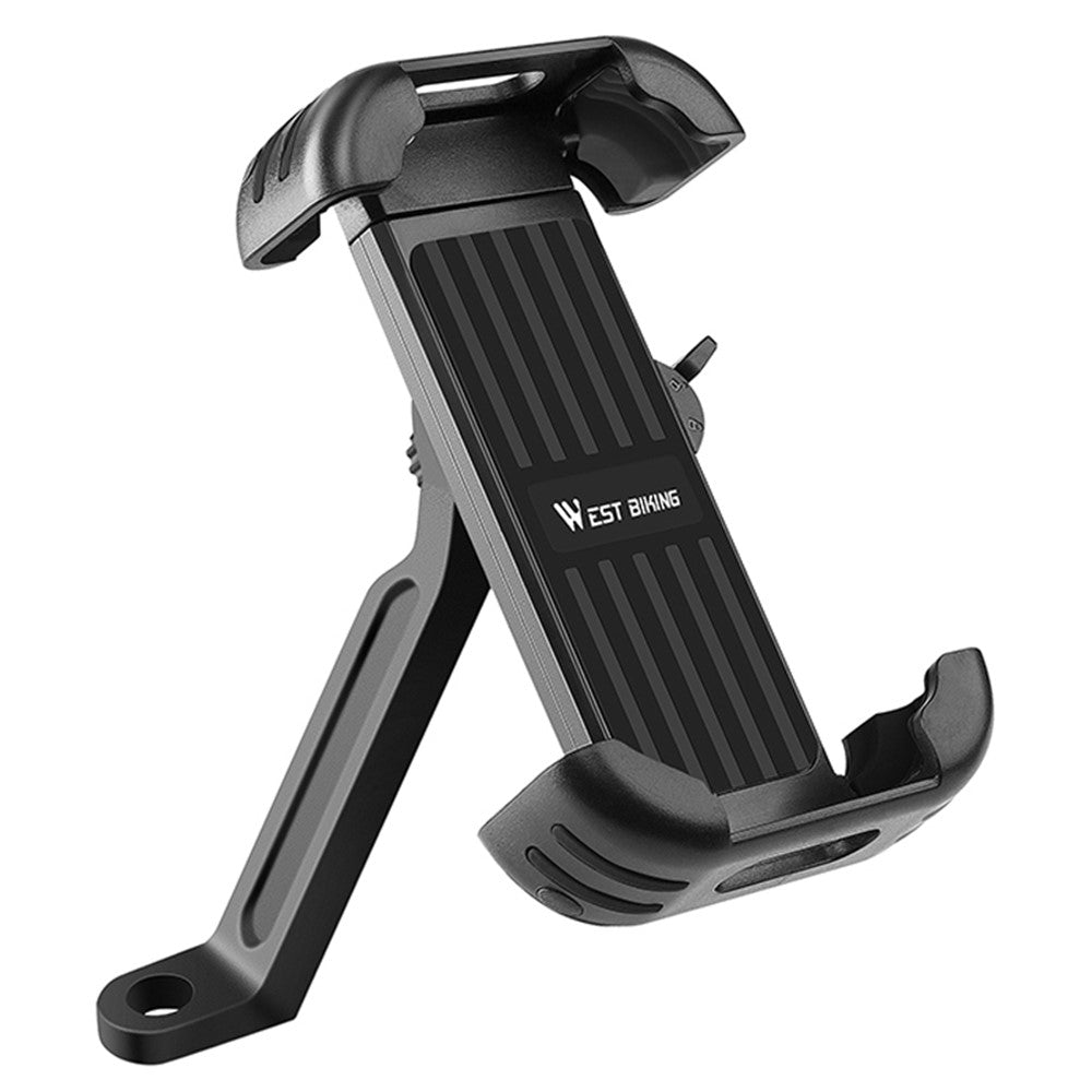 WEST BIKING YP0715062 / YP0715063 Electric Bike / Scooter / Mountain Bike / Motorcycle Handlebar / Rearview Mirror Mount Mobile Phone Holder Navigation Bracket