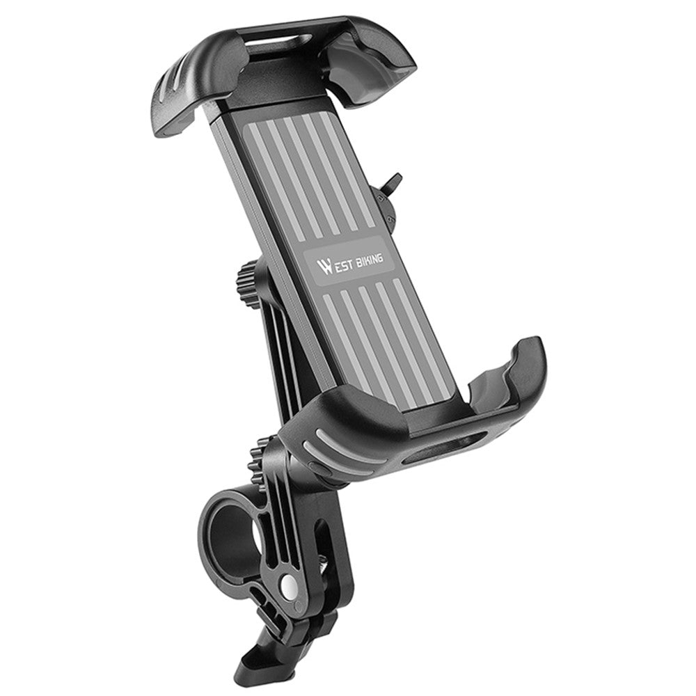 WEST BIKING YP0715062 / YP0715063 Electric Bike / Scooter / Mountain Bike / Motorcycle Handlebar / Rearview Mirror Mount Mobile Phone Holder Navigation Bracket