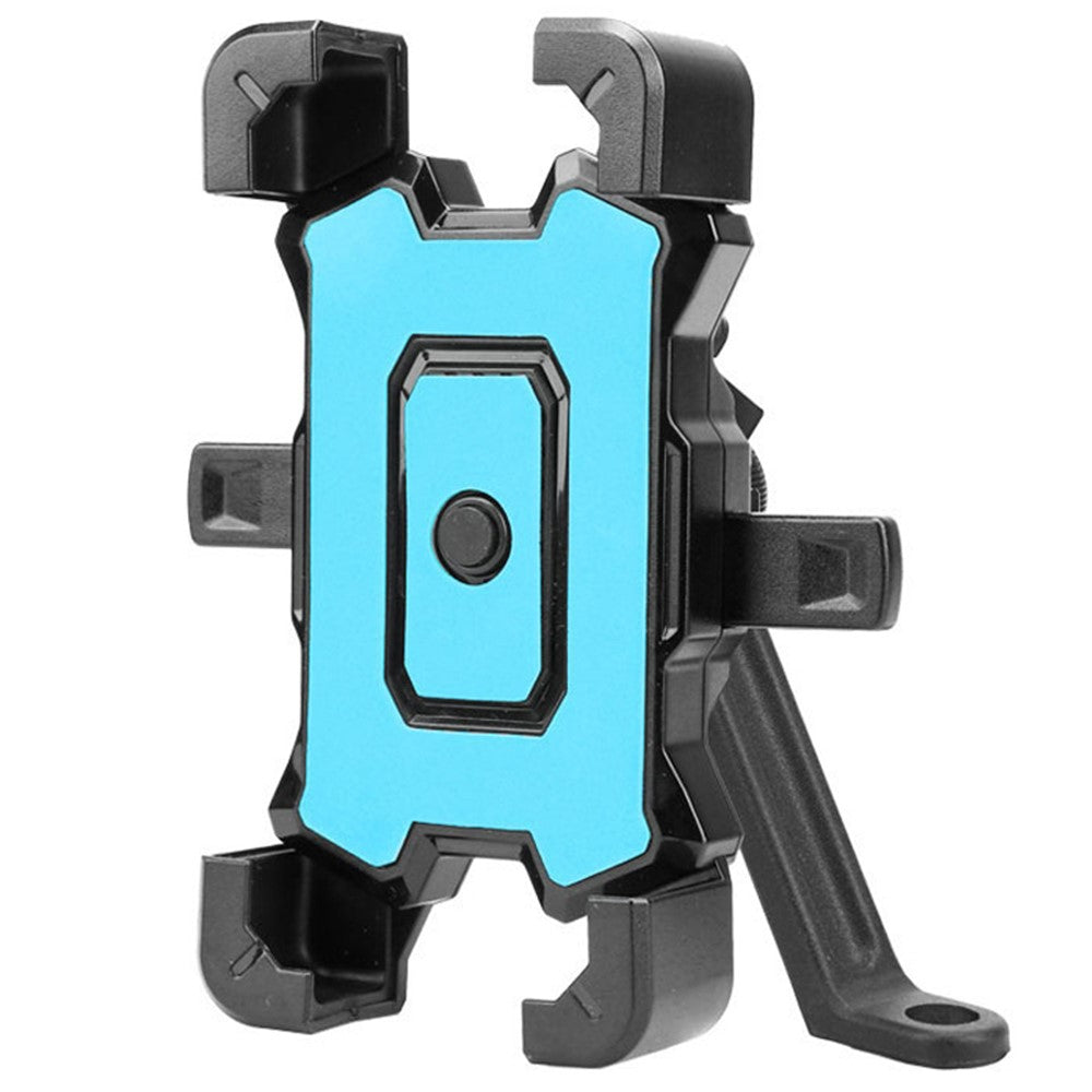 ABS+PC Phone Holder Motorcycle Bike Rearview Mirror Cellphone Mount for 4.8-6.8 inch Mobile Phones