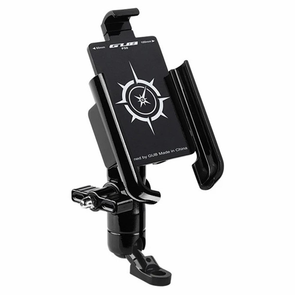 GUB P50 E-Bike Bicycle Motorcycle Cellphone Bracket Aluminum Alloy Cycling Phone Holder