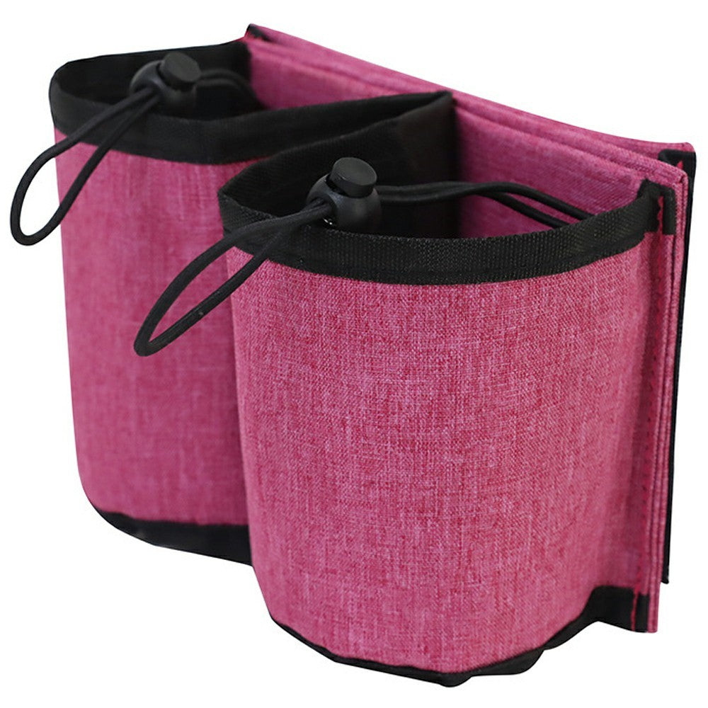 Travel Suitcase Cup Holder Hanging Bag Free Hands Oxford Cloth Luggage Bottle Pocket