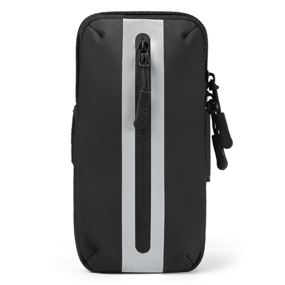 Oxford Fabric + Polyester Armband Phone Pouch Lightweight Cell Phones Bag for Outdoor Cycling