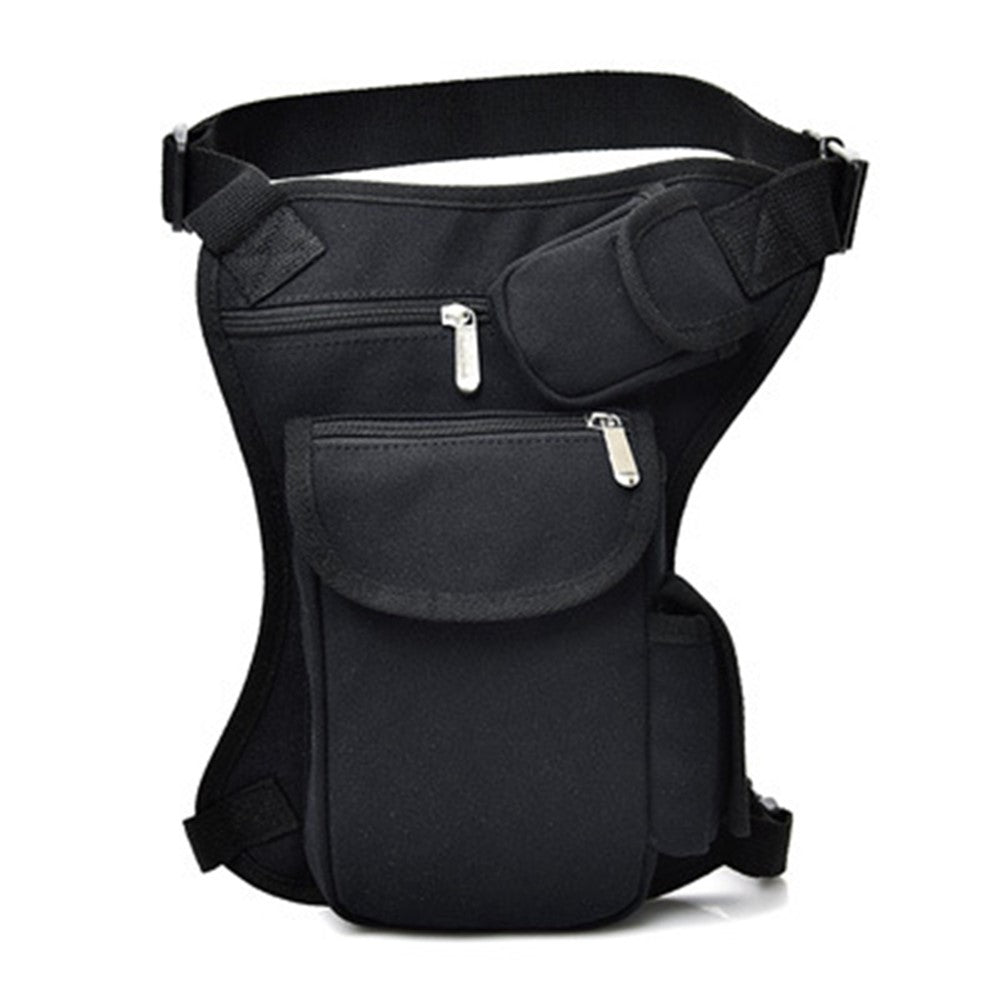 Outdoor Hiking Canvas Fanny Pack Tactical Drop Leg Bag Running Waist Belt Hip Bag