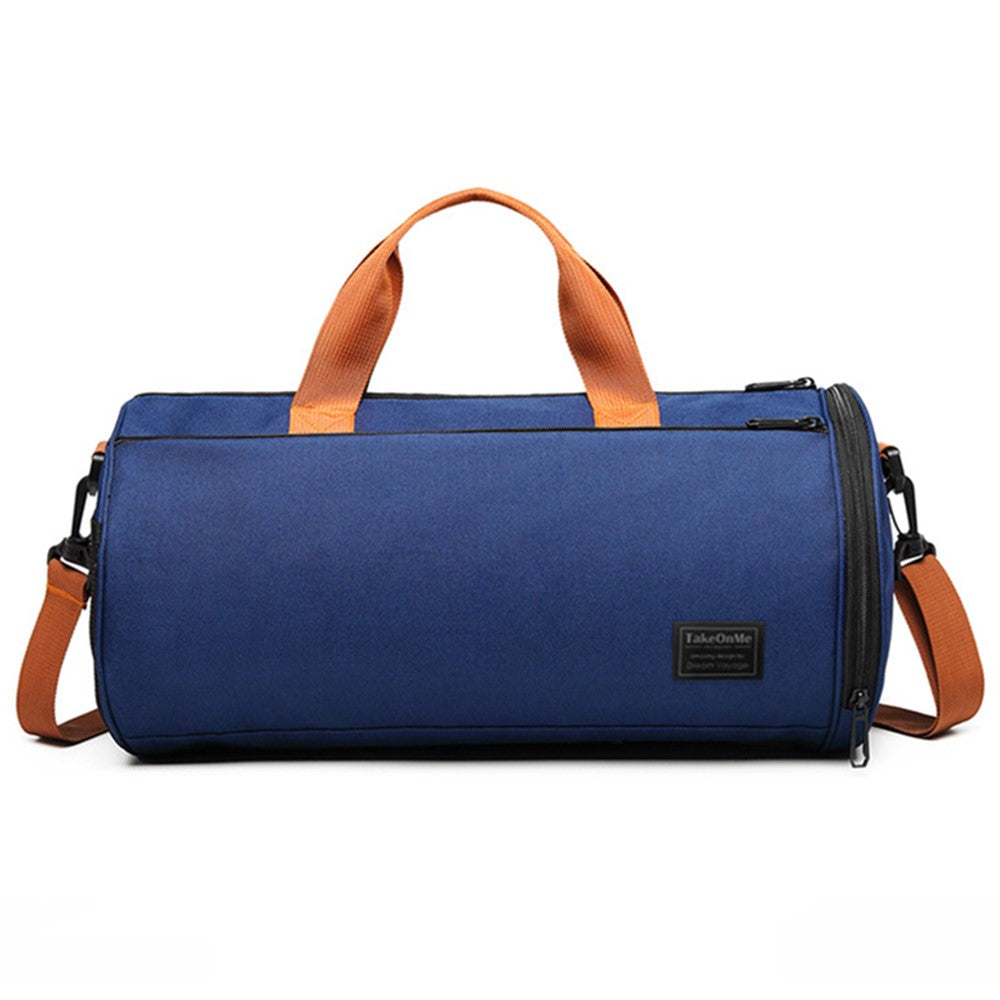 Waterproof Polyester Sports Fitness Yoga Tote Crossbody Bag Travel Luggage Bag with Shoe Compartment
