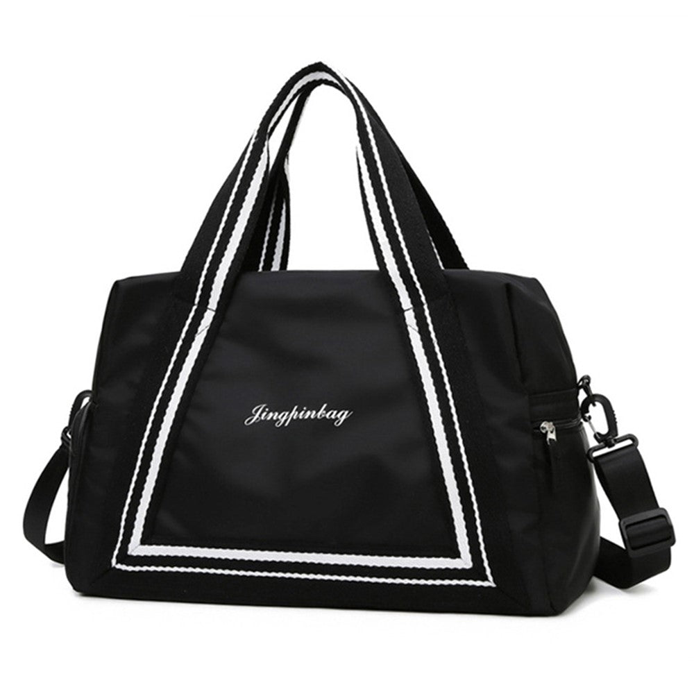 Waterproof Oxford Cloth Travel Tote Bag Weekender Bag Storage Shoulder Bag Handbag for Workout, Gym, Size: L