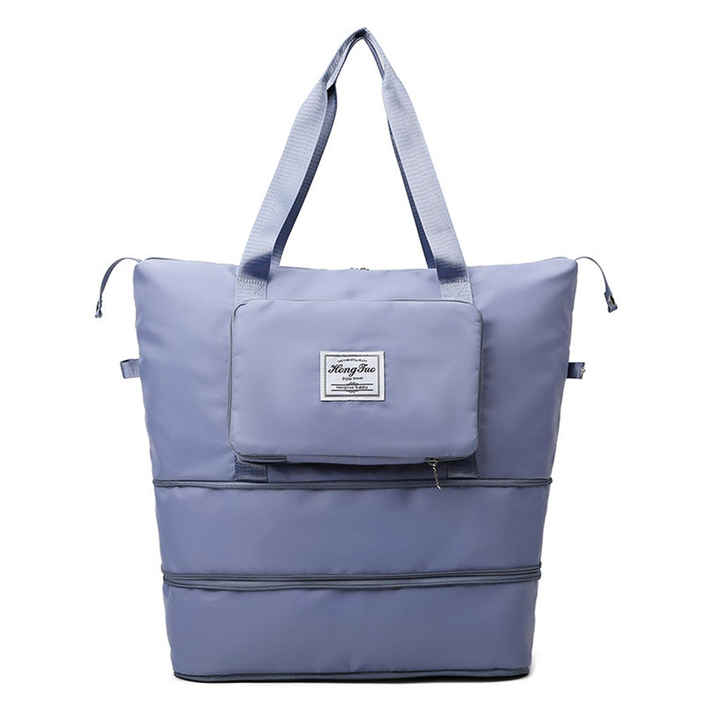 HT-237 Folding Design Oxford Cloth Handbag Gym Tote Bag Travel Weekender Hand Bag