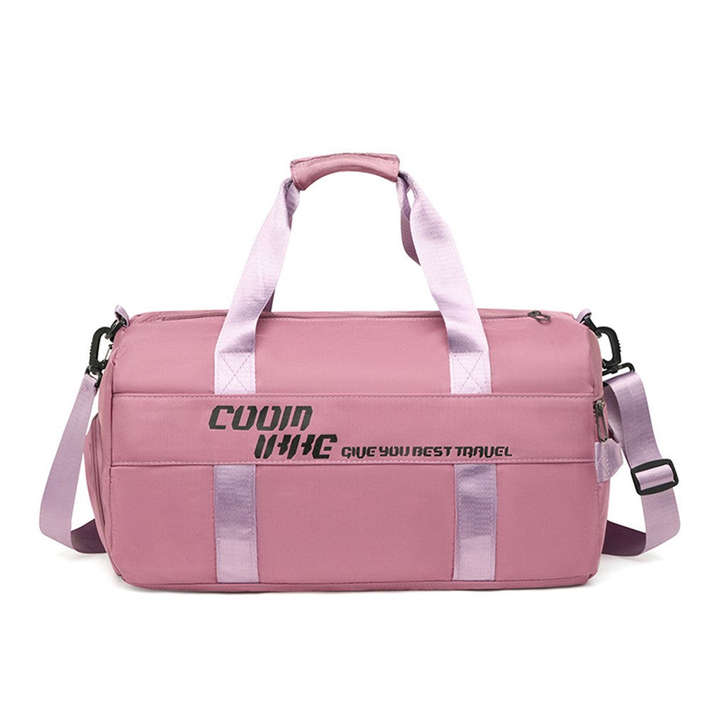 Large Capacity Oxford Cloth Waterproof Fitness Tote Crossbody Bag Travel Luggage Bag