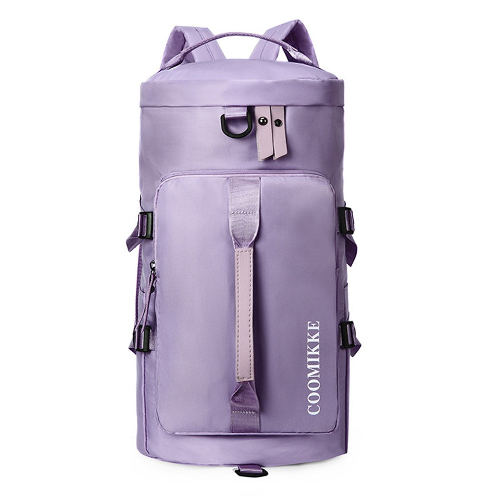 Travel Backpack Oxford Cloth Gym Bag Luggage with Shoes Compartment for Swimming Hiking